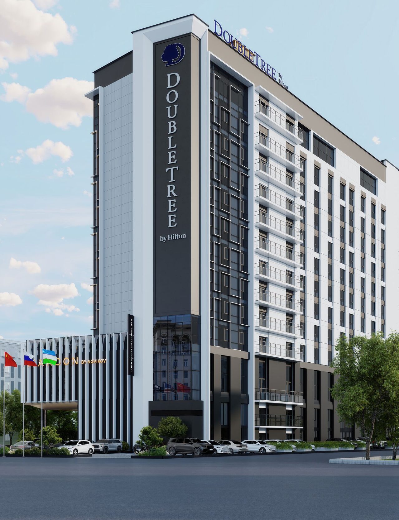 Сетевой отель “DOBLE TREE BY HILTON” на 127 номеров,               по адресу  г.Ташкент, Яшнабадский район, ул. Махтумкули» 